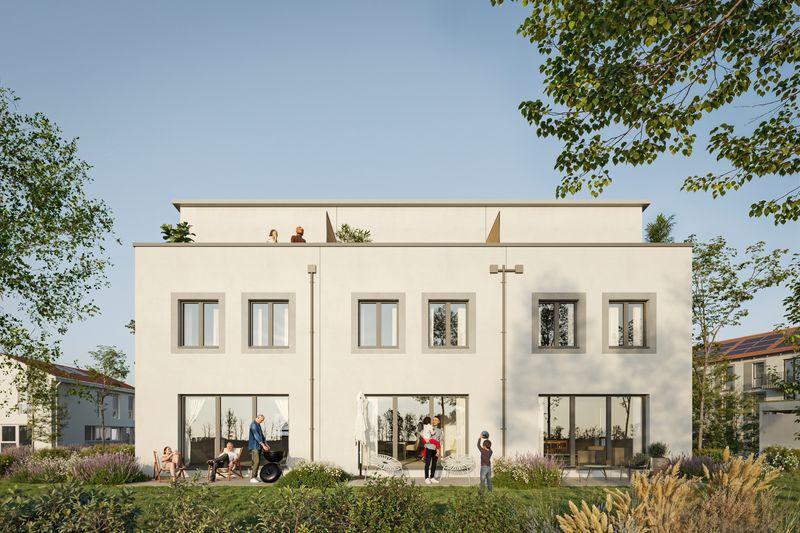 klimafreundliches Reihenhaus